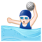 Woman Playing Water Polo emoji on Samsung